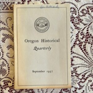 Oregon Historical Quarterly September 1957
